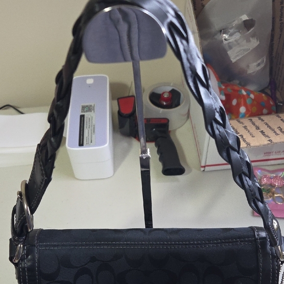 Coach Signature Chelsea Soho Flap Shoulder Bag - Picture 2 of 9